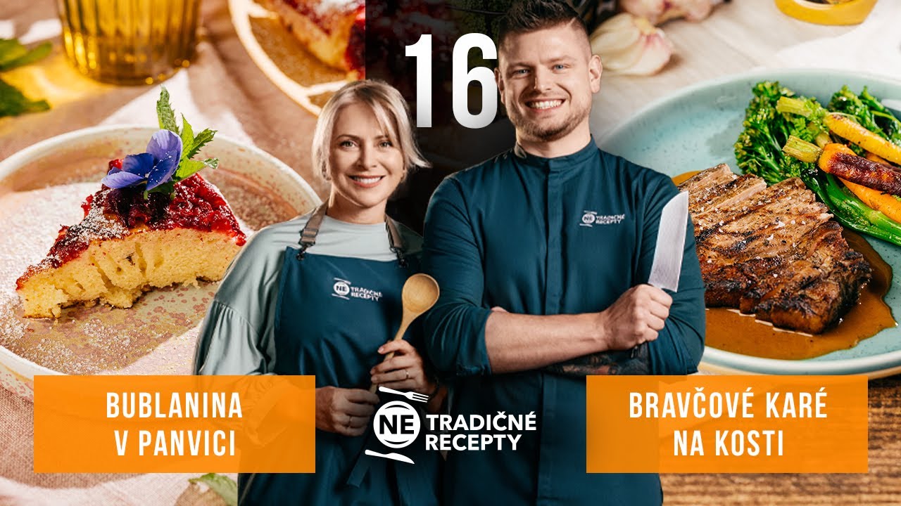 #16 Bravčové karé na kosti a Bublanina v panvici (Ne)tradičné recepty COOP Jednoty