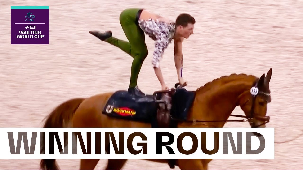 Jannik Heiland: The King of Vaulting! 🇩🇪👑 | Male FEI Vaulting World Cup™ Final Omaha 2022/23