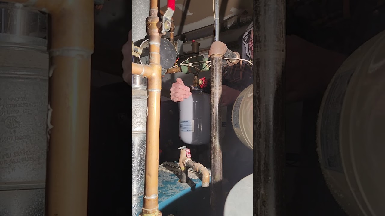 Boiler expansion tank replacement 