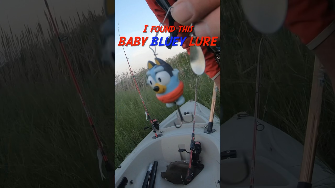 Fishing with Baby Bluey 😭