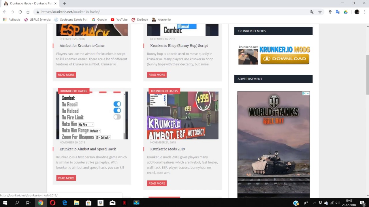 Downloading Krunker.Io Hack
