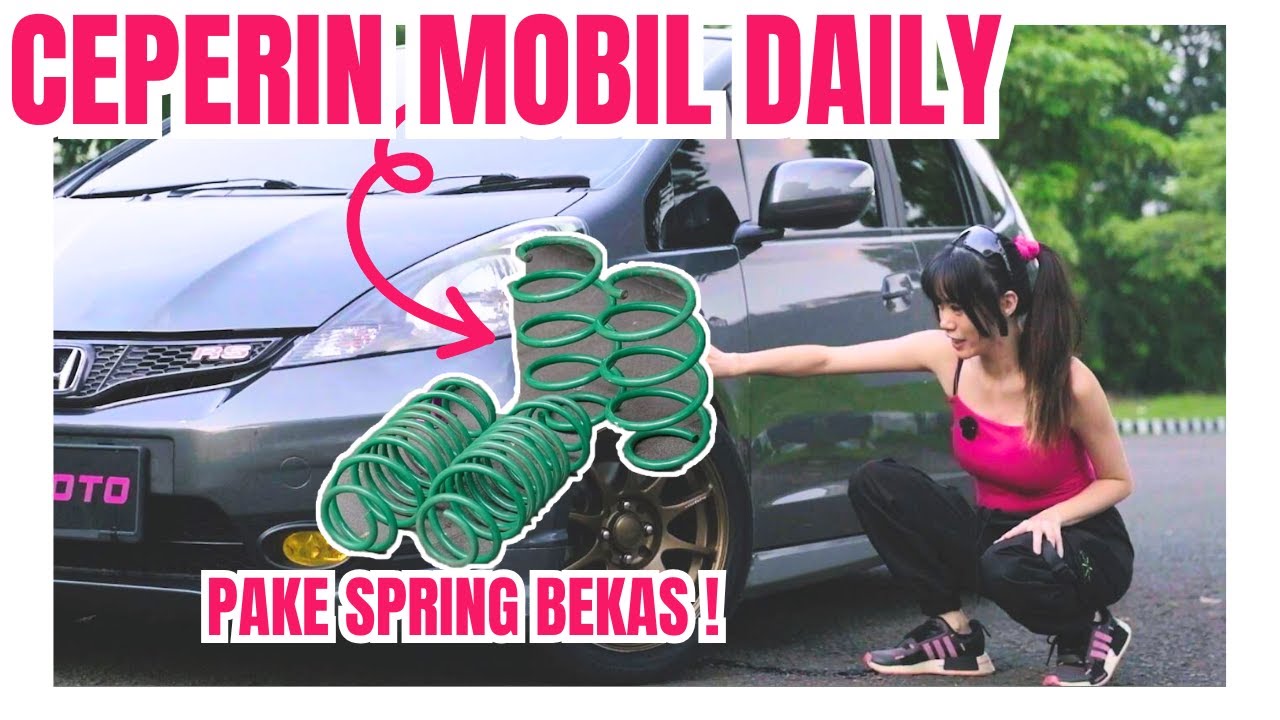 Cara Ganti Per Honda Jazz GE8 pakai Spring bekas