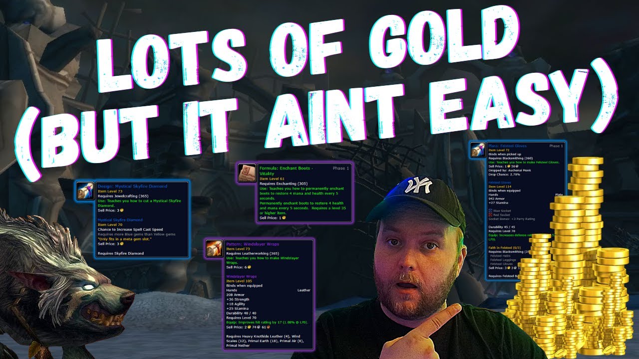 This TBC Druid gold farm is both hard and lucrative! Want a challenge?