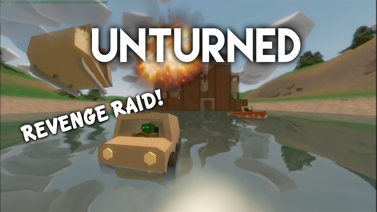 Unturned | Revenge Base Raid Adventure! (PVP Survival)