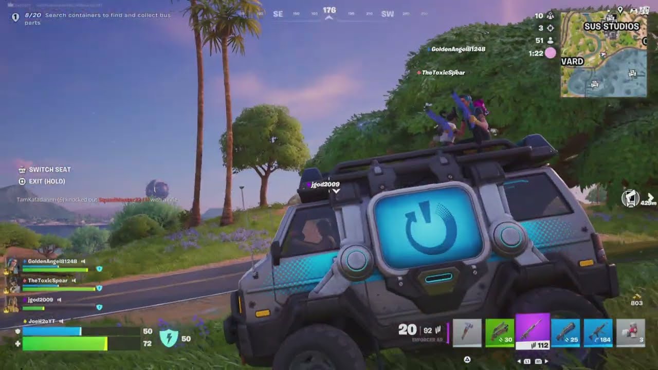 TRYING TO REFUEL DRIVABLE REOOT VAN WITH HILARIOUS RESULTS - Joe Plays Fortnite Chapter 7 - C7S1E2 