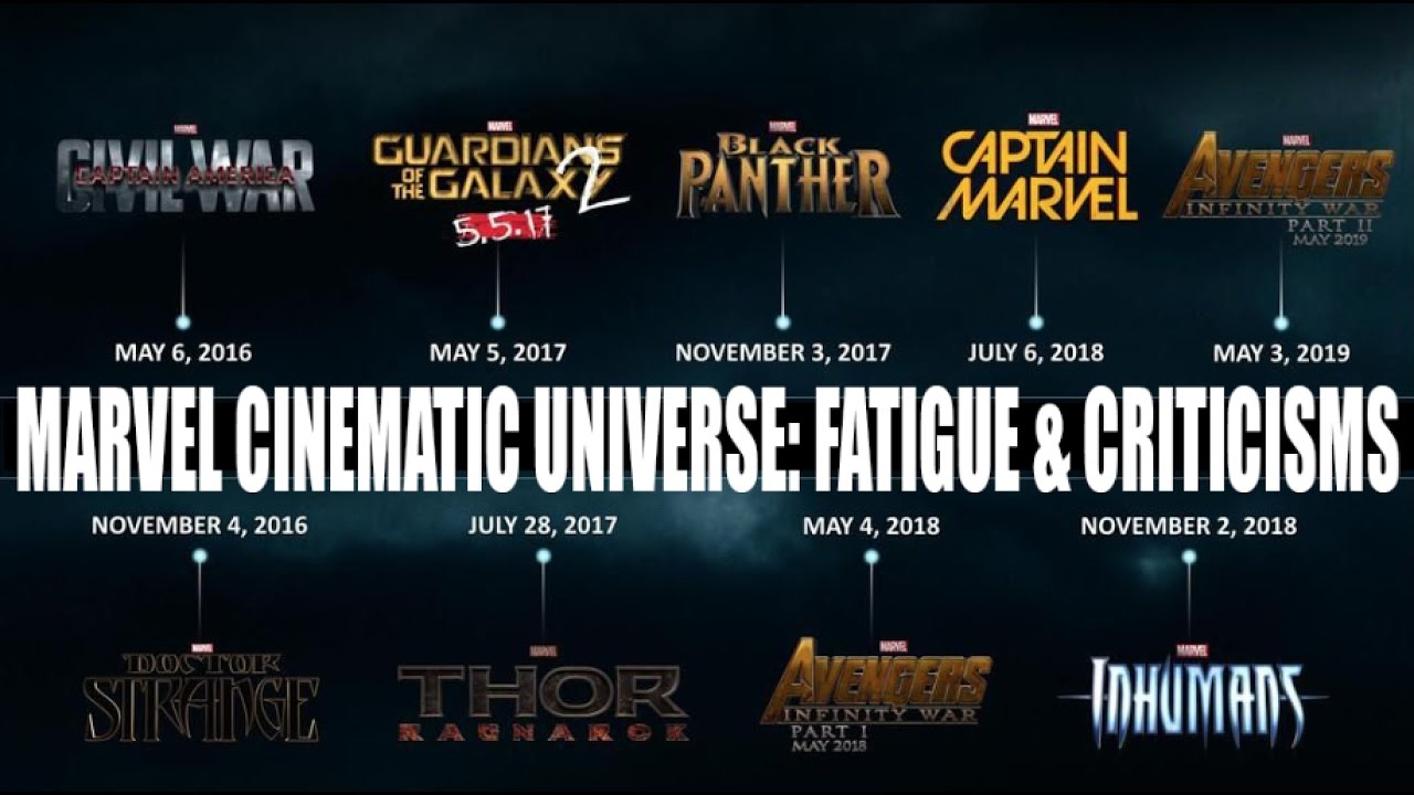 Marvel Studios Cinematic Universe Fatigue & Criticisms