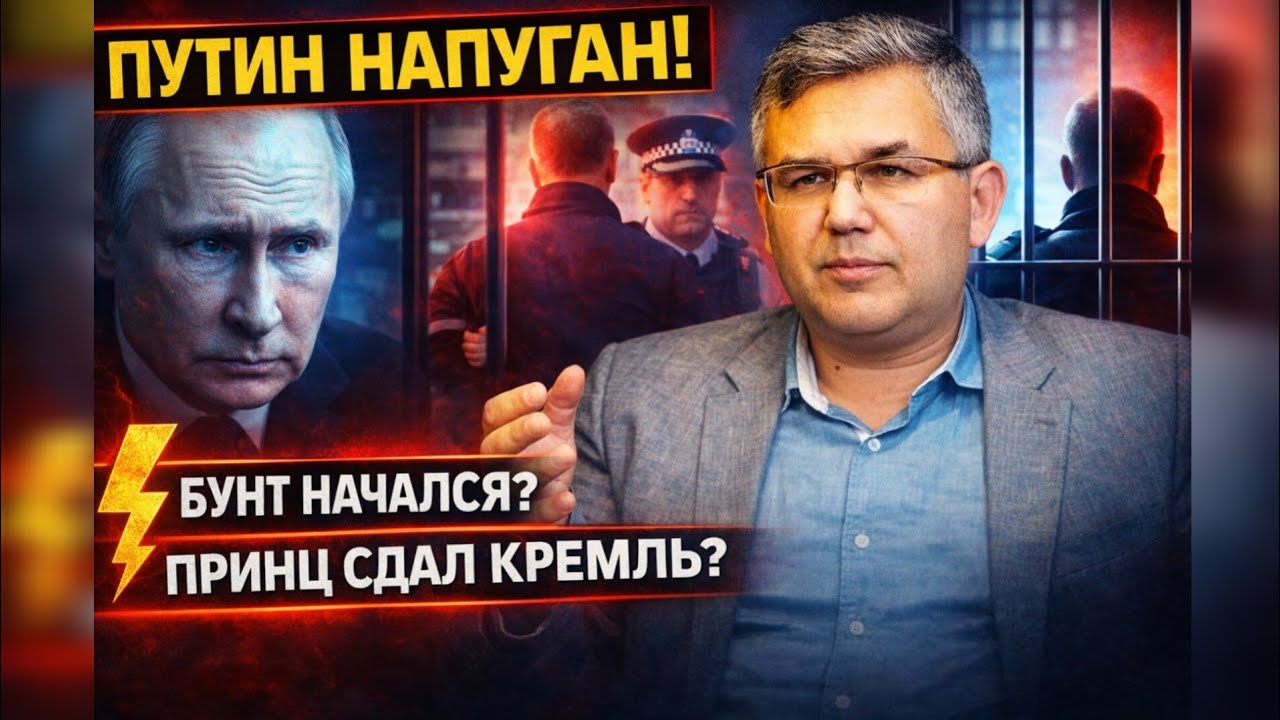 ГАЛЛЯМОВ: Путин в панике! Риск бунта в РФ зашкаливает. Как арест принца Британии добьет Кремль?