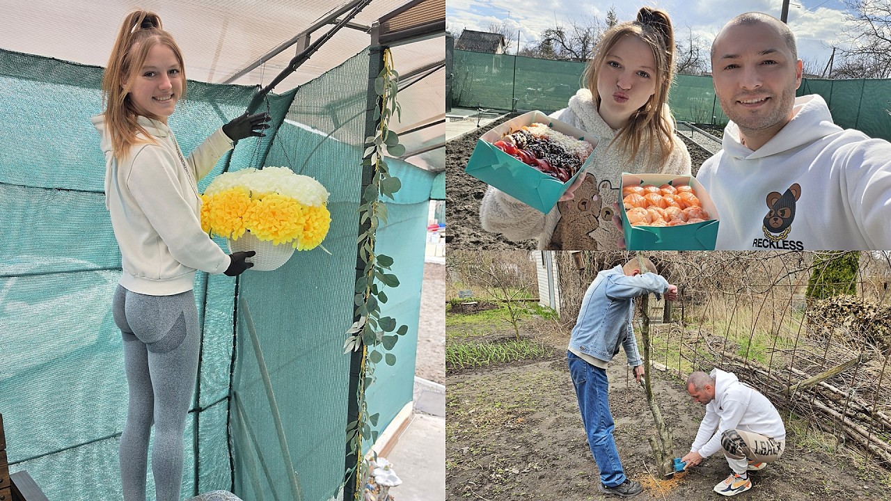 Спилили пару деревьев. DIY: подвесная карзина с цветами своими руками