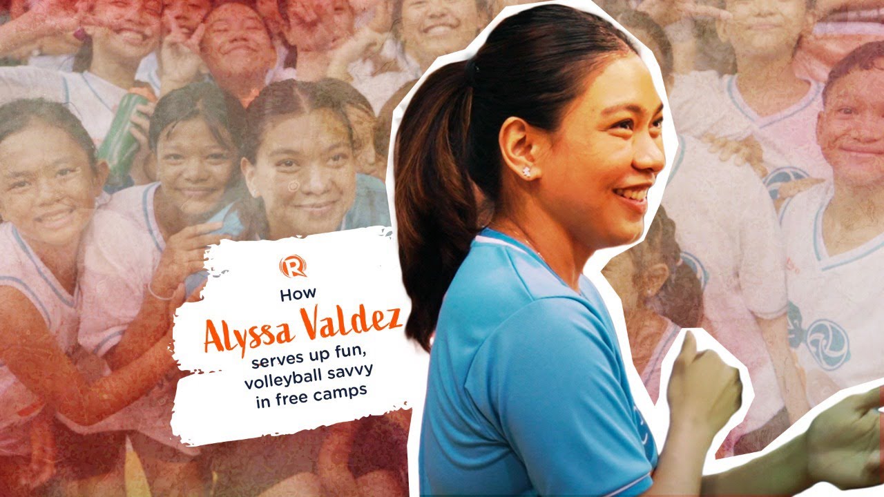 How Alyssa Valdez serves up fun, volleyball savvy in free camps