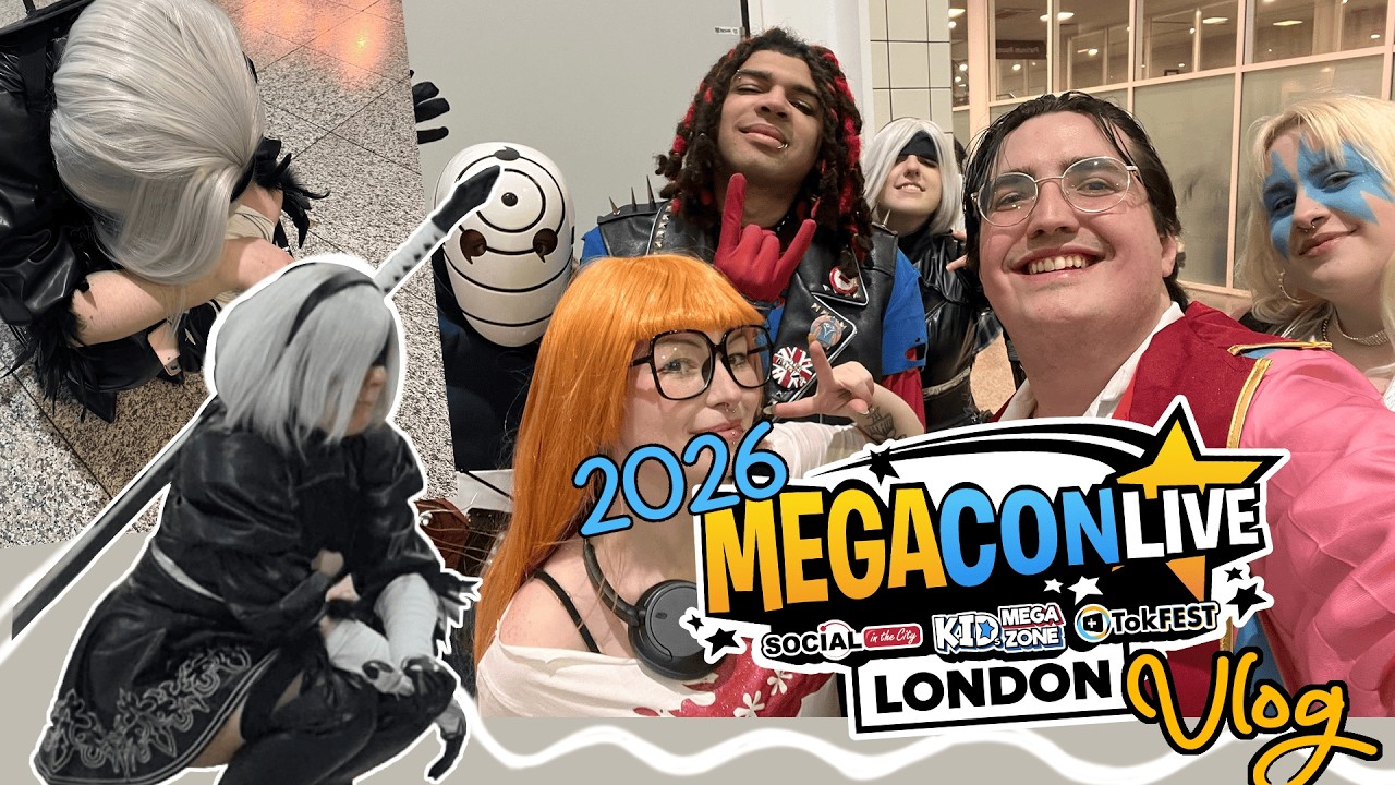MegaCon London 2026 Vlog | Photoshoot Chaos & No Coffee (rip) ☕