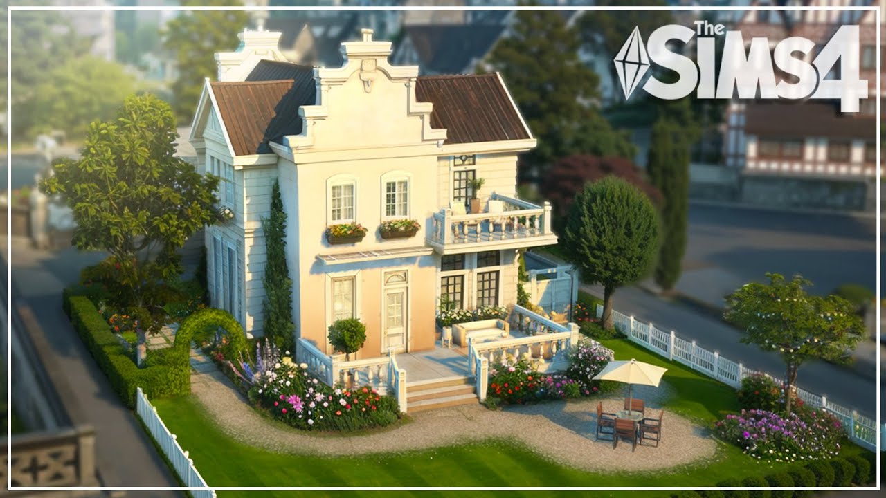 Family House Base Game + Businesses & Hobbies | NO CC | Sims 4 Build