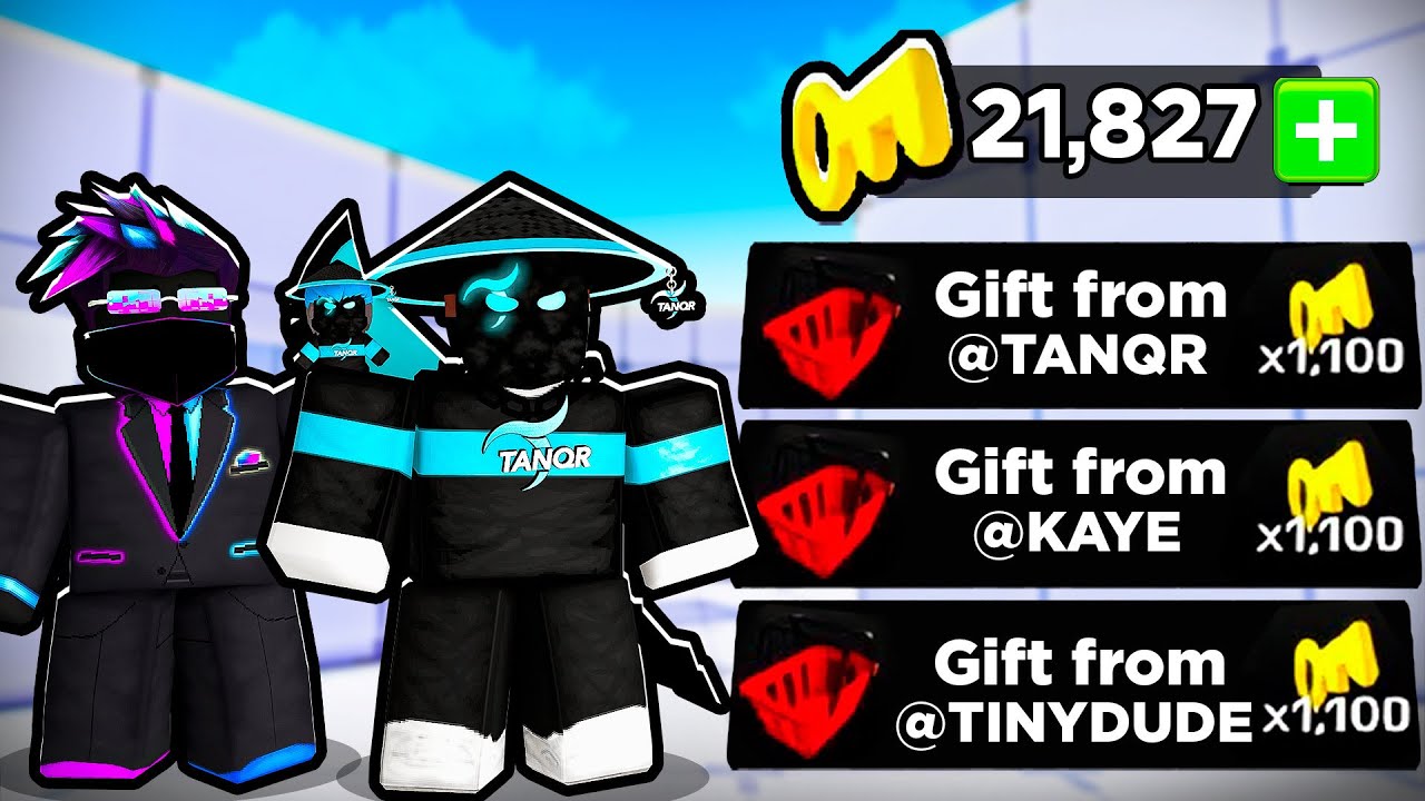 Begging Youtubers until my $0 account becomes $100...(Roblox Rivals)