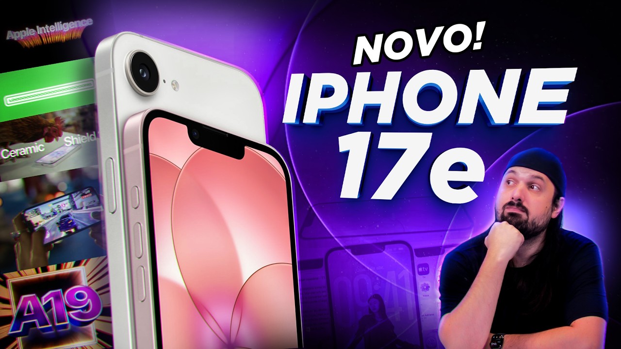 iPhone 17e: MagSafe, chip A19 e o DOBRO de armazenamento!
