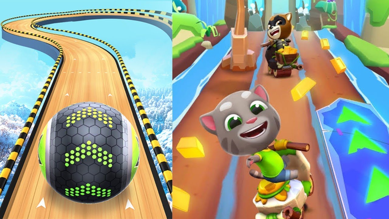 Going Balls vs Tom Gold Run vs Time Rush vs Minion Rush vs Subway Princess #vdrsgaming