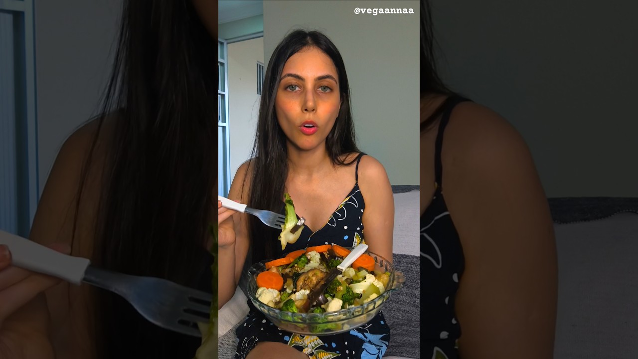 JANTINHA VEGANA DE LEGUMES AQUECIDOS 🥕🥦🍆 #vegana #veganismo #vegetariana