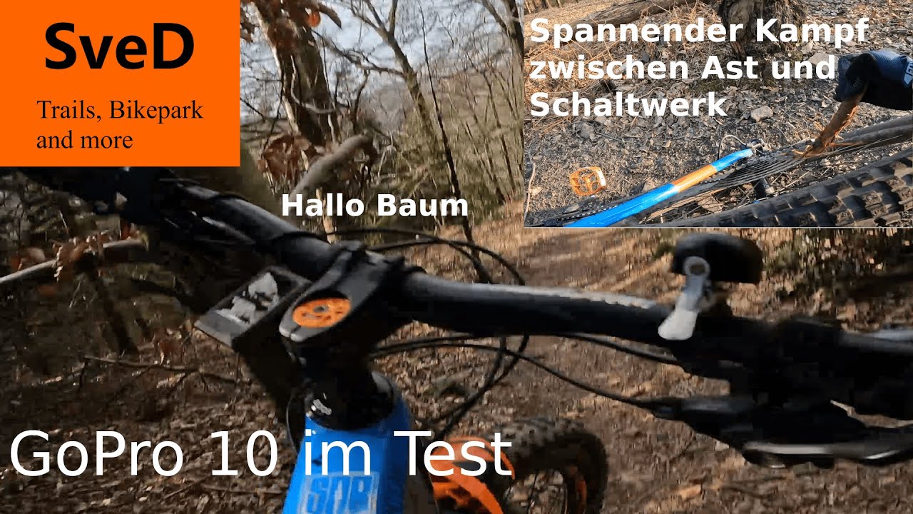 GoPro 10 Test | Ast vs. Shimano XT | Hallo Baum was geht | Cube EMTB