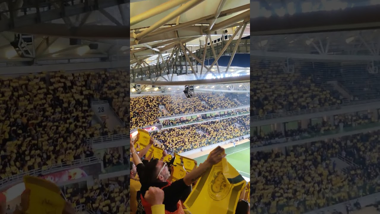ΑΕΚ-Ολυμπιακός 1-0 31/3/2024 Είσοδος ομάδων και coreo 30000 σημαιάκια