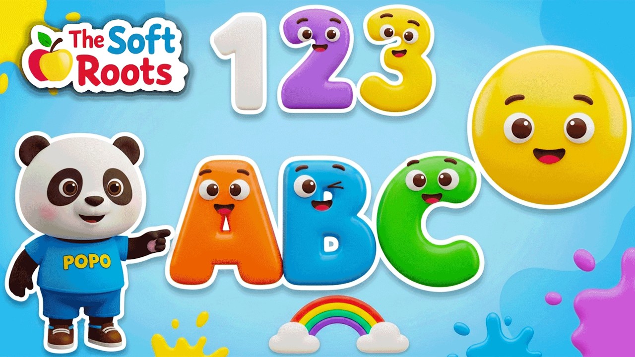 Preschool Learning activities for 3 year olds at home | Learn ABC Phonics Shapes Numbers Colors 🌈