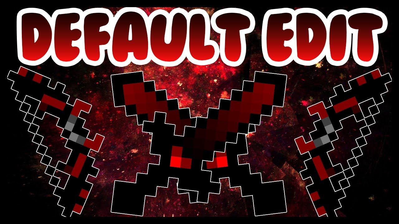 MINECRAFT PVP TEXTURE PACK - DEFAULT RED EDIT 16x NO LAG 1.7.X/1.8.X