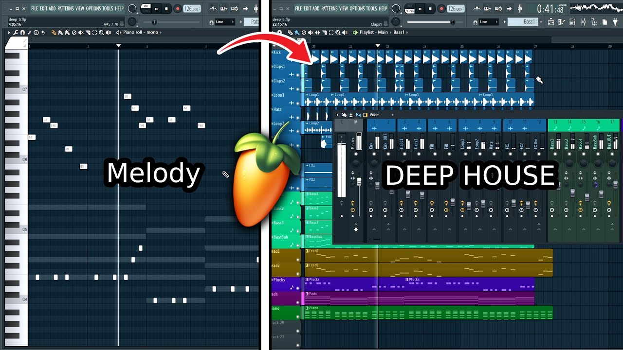 HOW TO MAKE DEEP HOUSE TRACK #flstudio