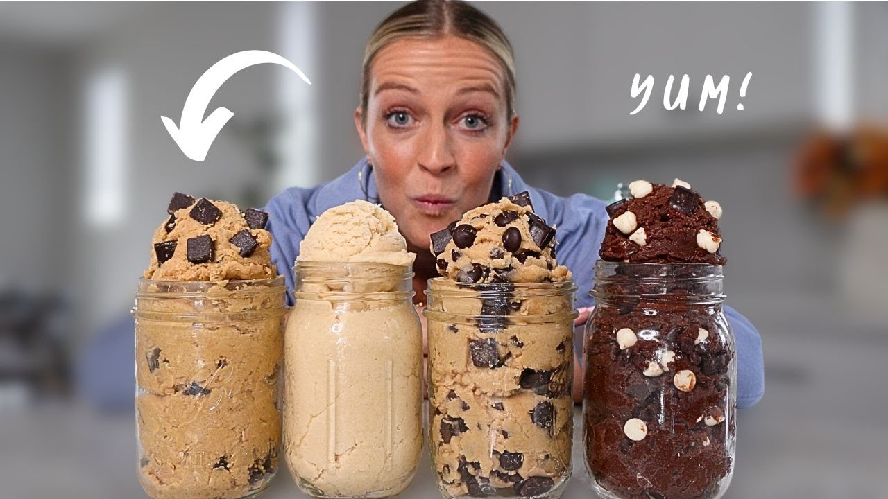4 EASY Edible Cookie Dough Recipes