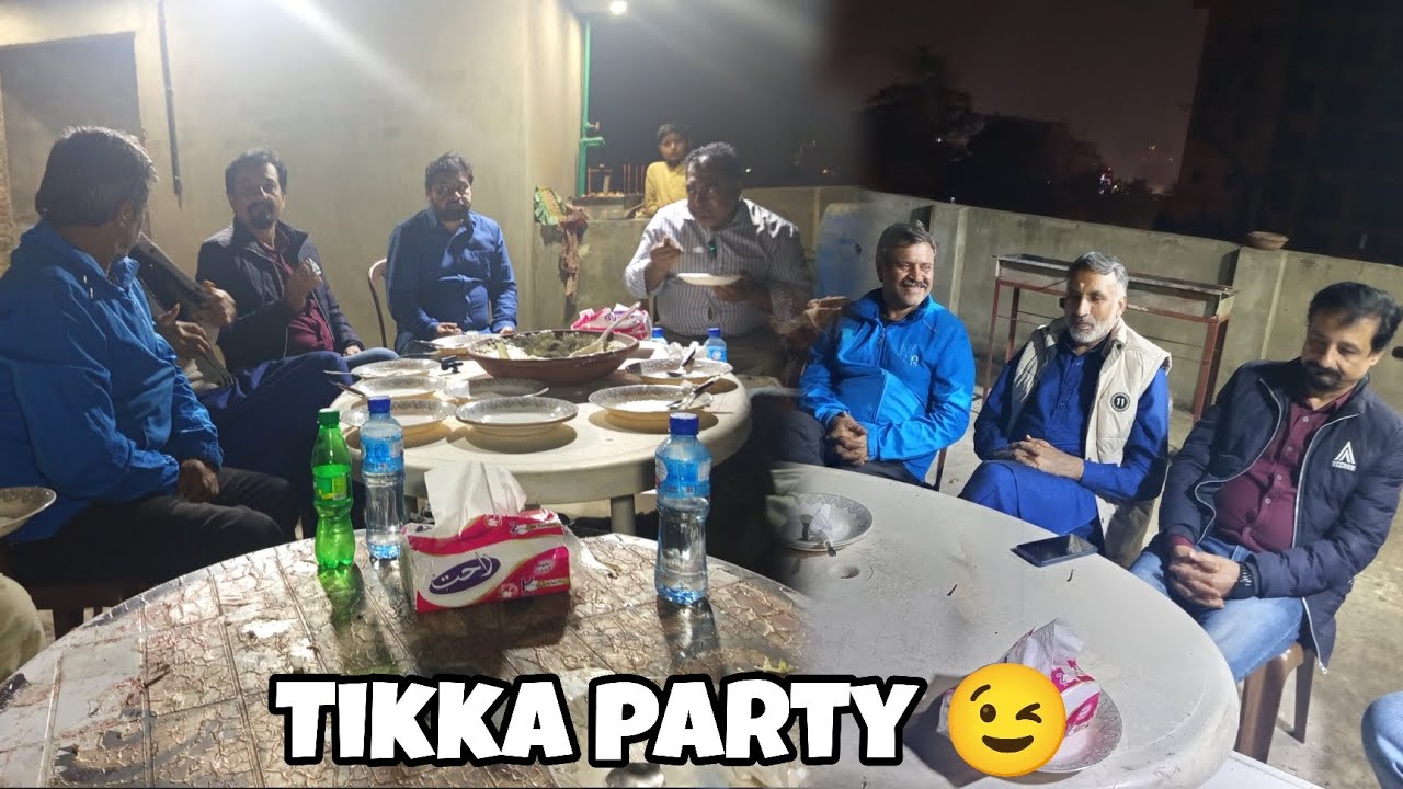 Late night Tikka party 😍 With Friends 