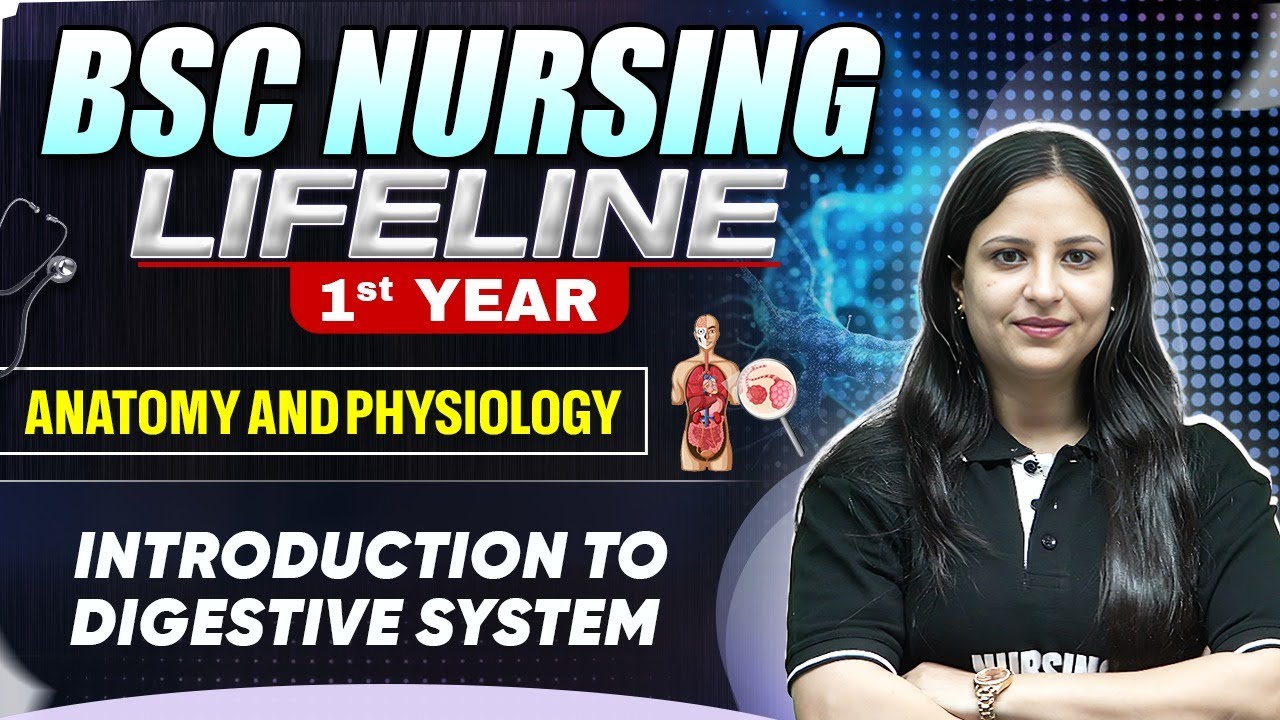 Introduction to Digestive System Bsc Nursing 1st year | Nursing LifeLine Series #bscnursing