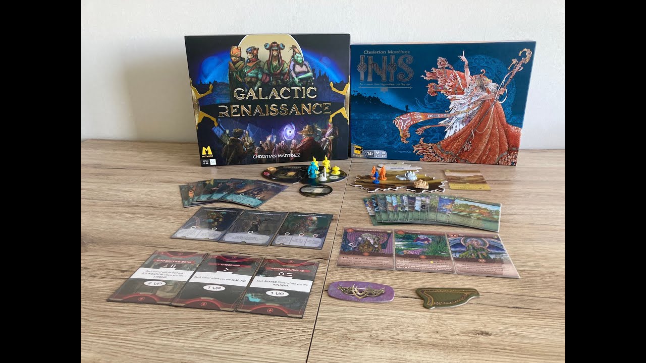 Comparison: Inis vs. Galactic Renaissance// Сравнение игр Inis и Galactic Renaissance