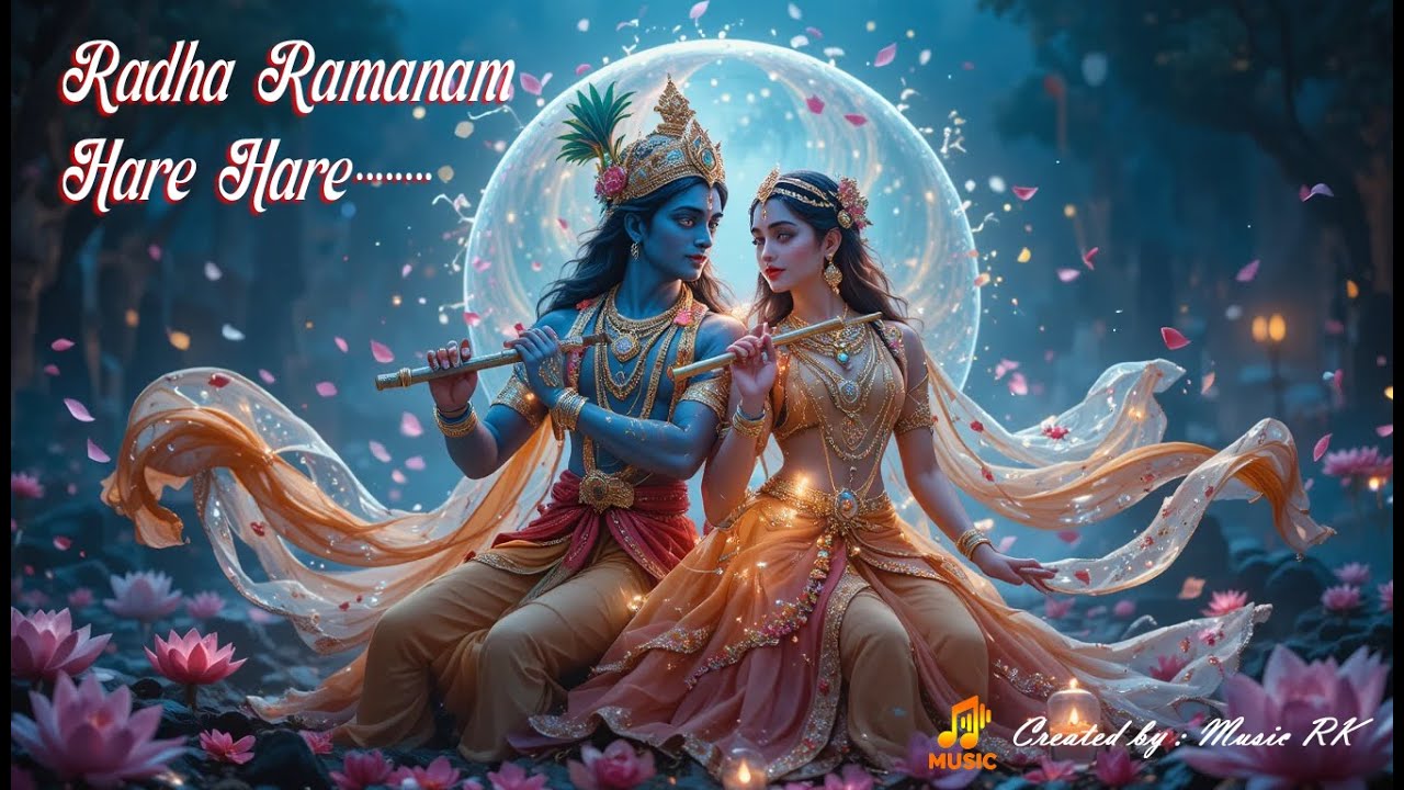Radha Ramanam Hare Hare new song | CREATED BY: Music RM - A.I. | Lo-fi Song