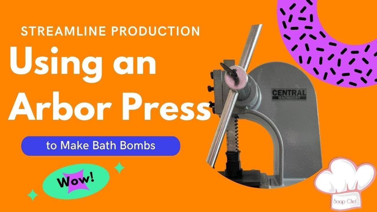 How to Use an Arbor Press to Make Bath Bombs