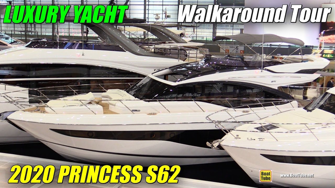 2020 Princess S62 Luxury Yacht - Walkaround Tour - 2020 Boot Dusseldorf