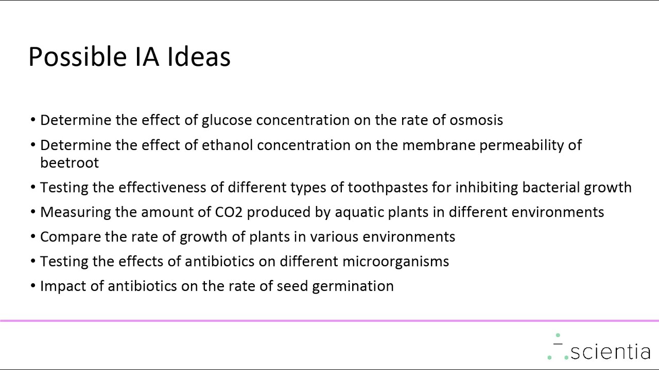 IB Biology IA | Criteria Break Down, Tips & Tricks and Possible IA Ideas