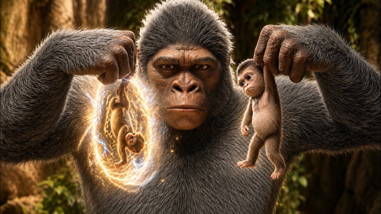 Monkey Leader Abandons His Weak Son to Wolves, but a Lonely Monkey Risks Everything to Save Him