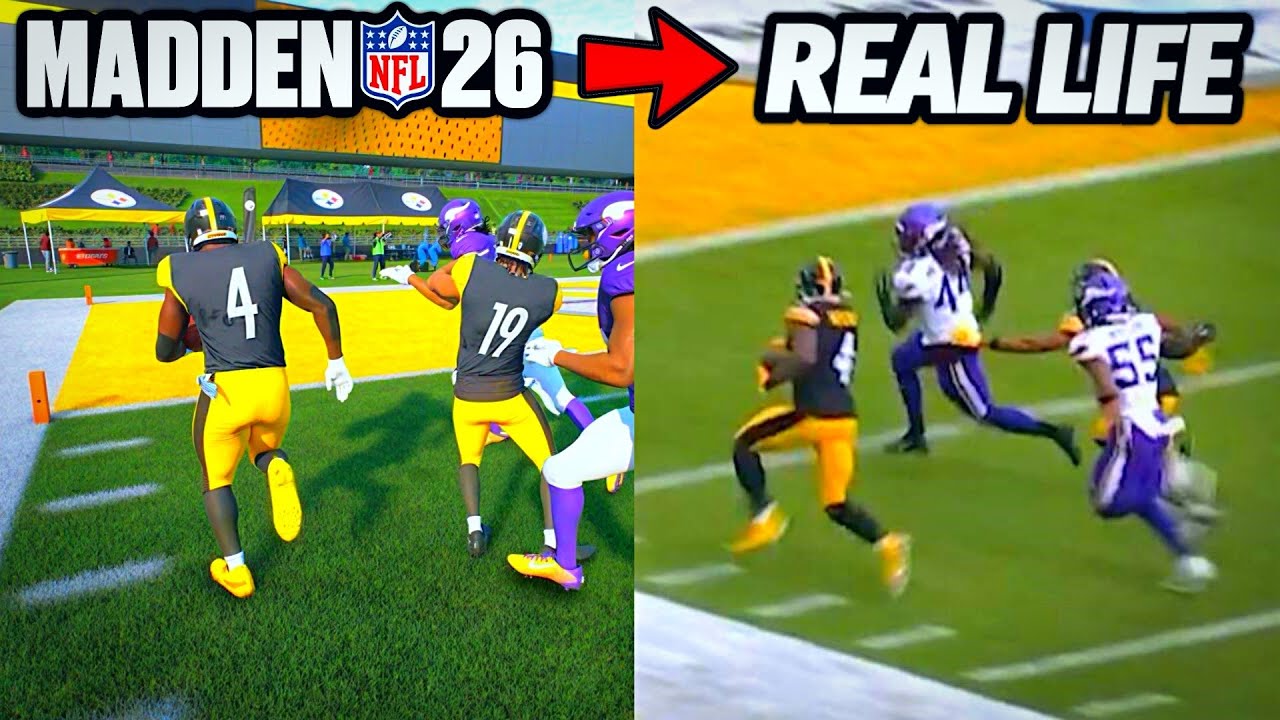 I Recreated TOP PLAYS From NFL Week 4 in Madden 26!