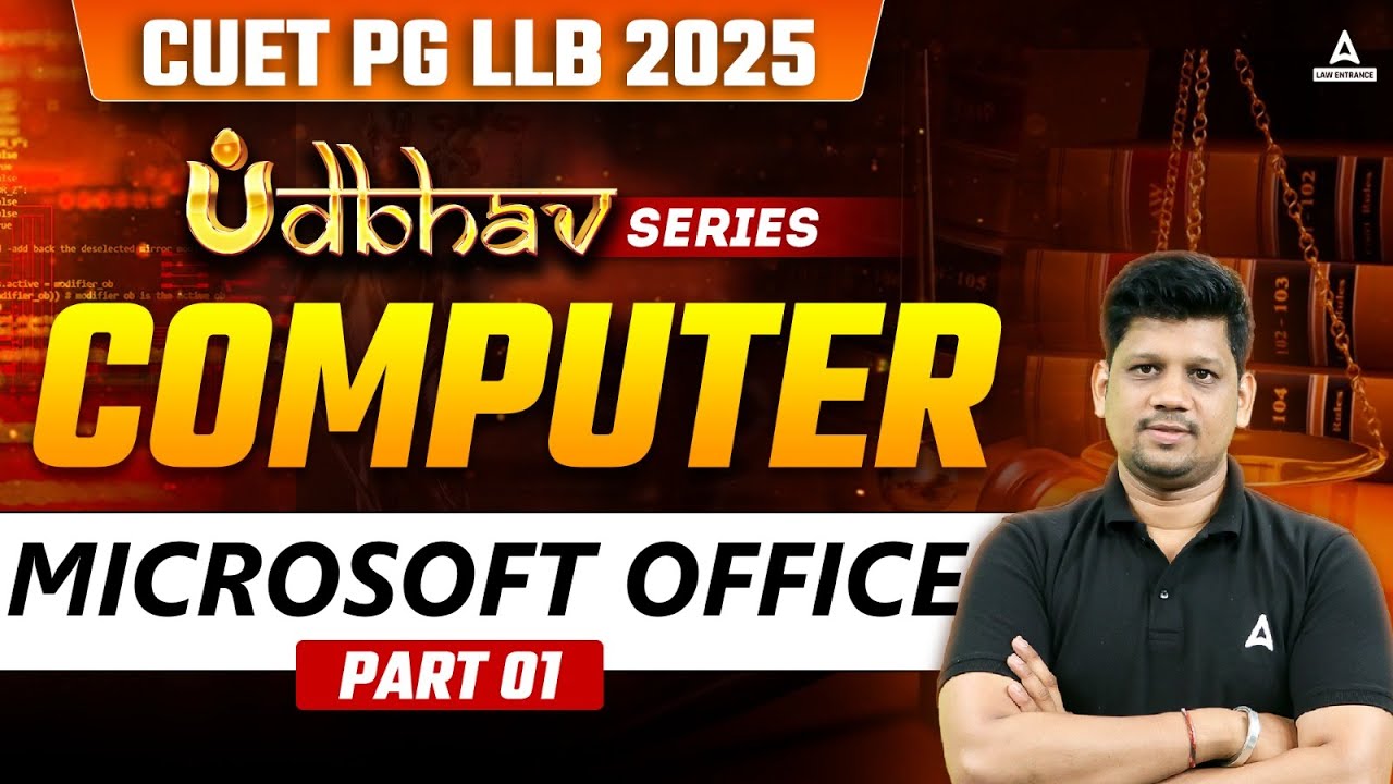 Microsoft Office (MS Word) | CUET PG LLB 2025 Computer Classes | CUET PG LLB Entrance Exam 2025