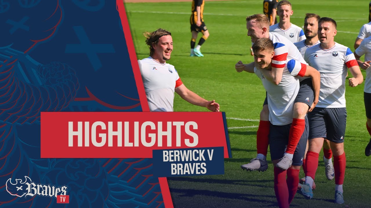 HUGE GOALS AND RED CARDS! - Berwick Rangers v Caledonian Braves Highlights