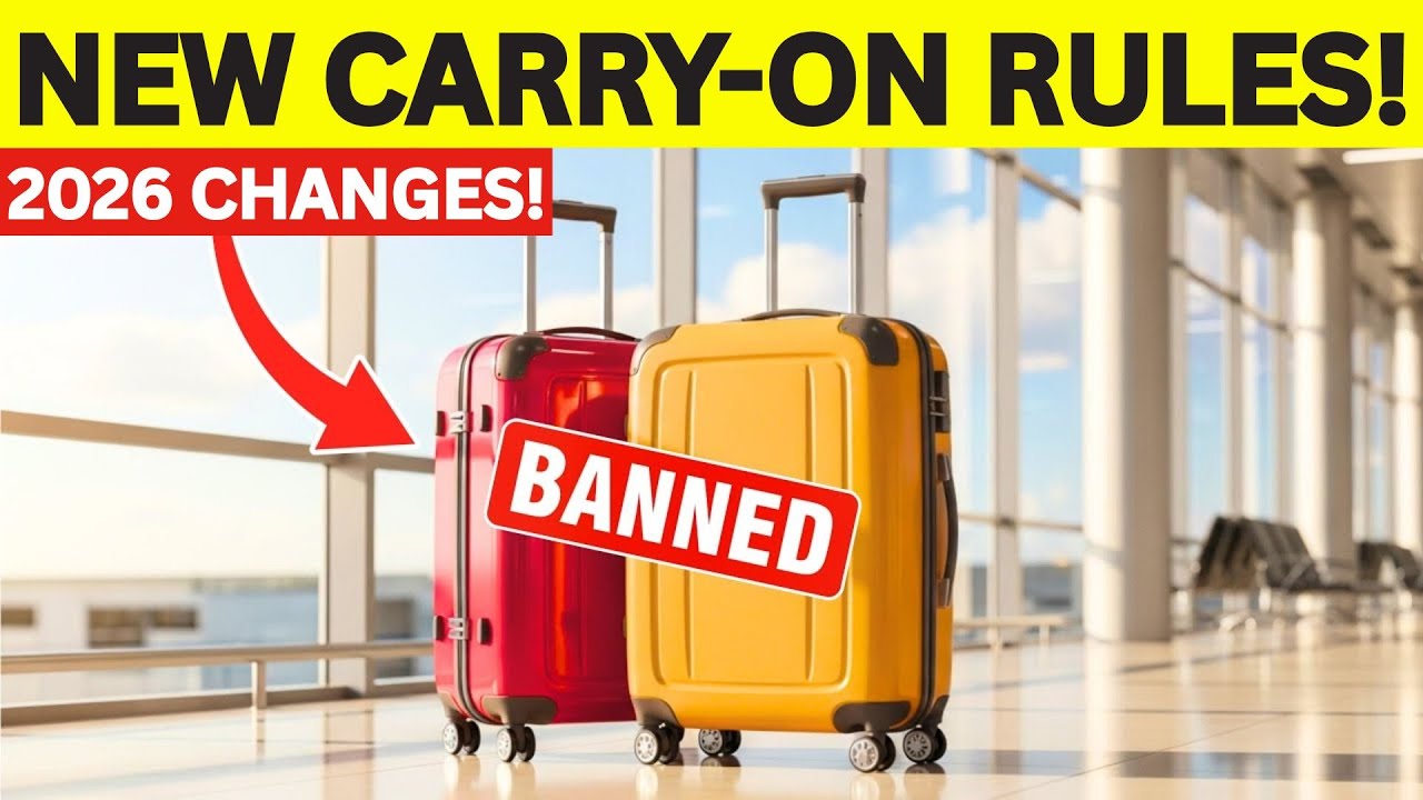 NEW Carry-On Rules for 2026 (Don't Get Caught at TSA!)
