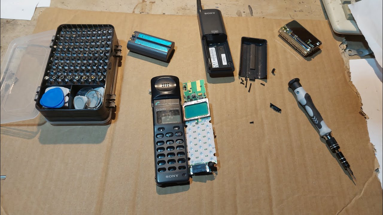 Sony Vintage Cellular Mobile Phone Teardown Model CM-DX1000 #teardown #vintage #mobile