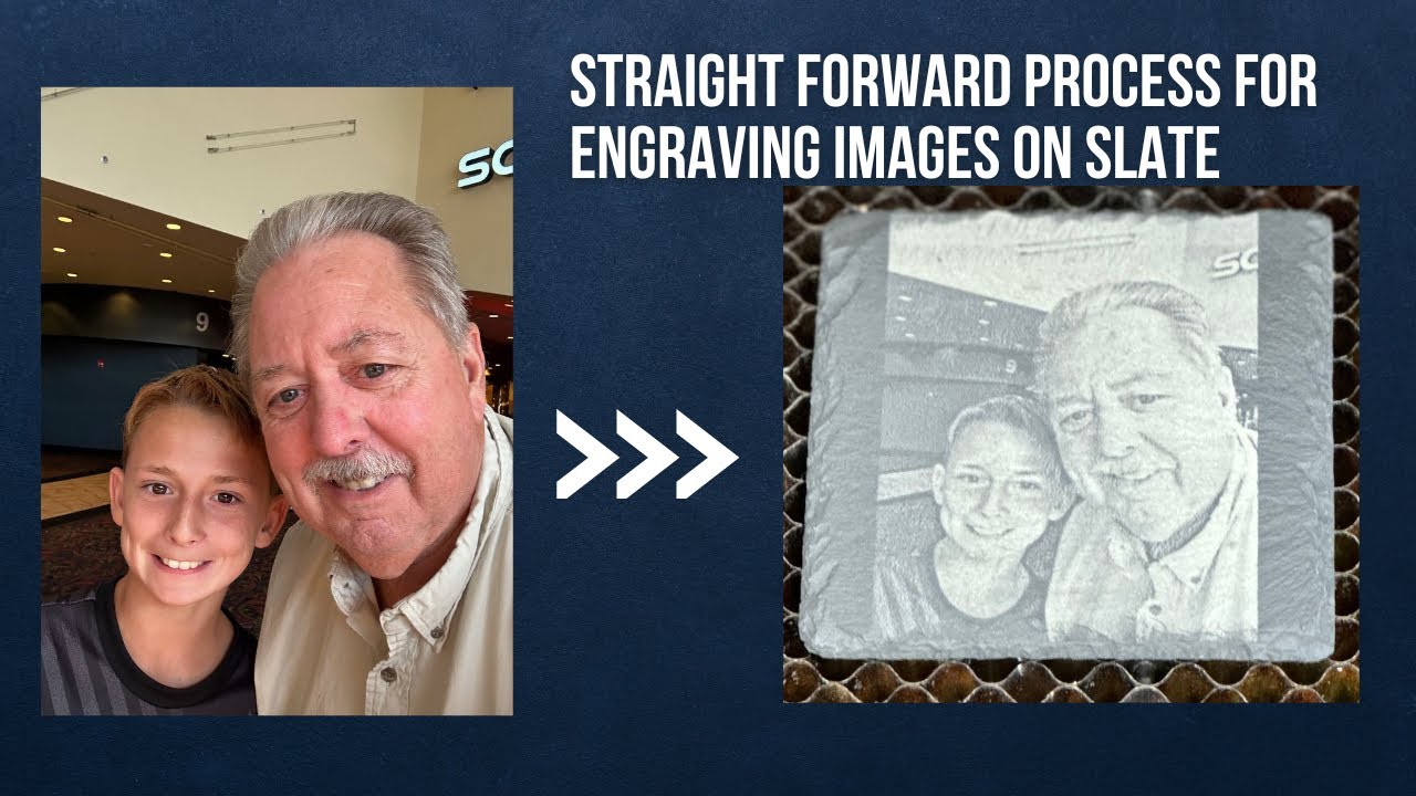 3 Step Process for Engraving Images on Slate - Bonus Info on how to reuse previously engraved slate