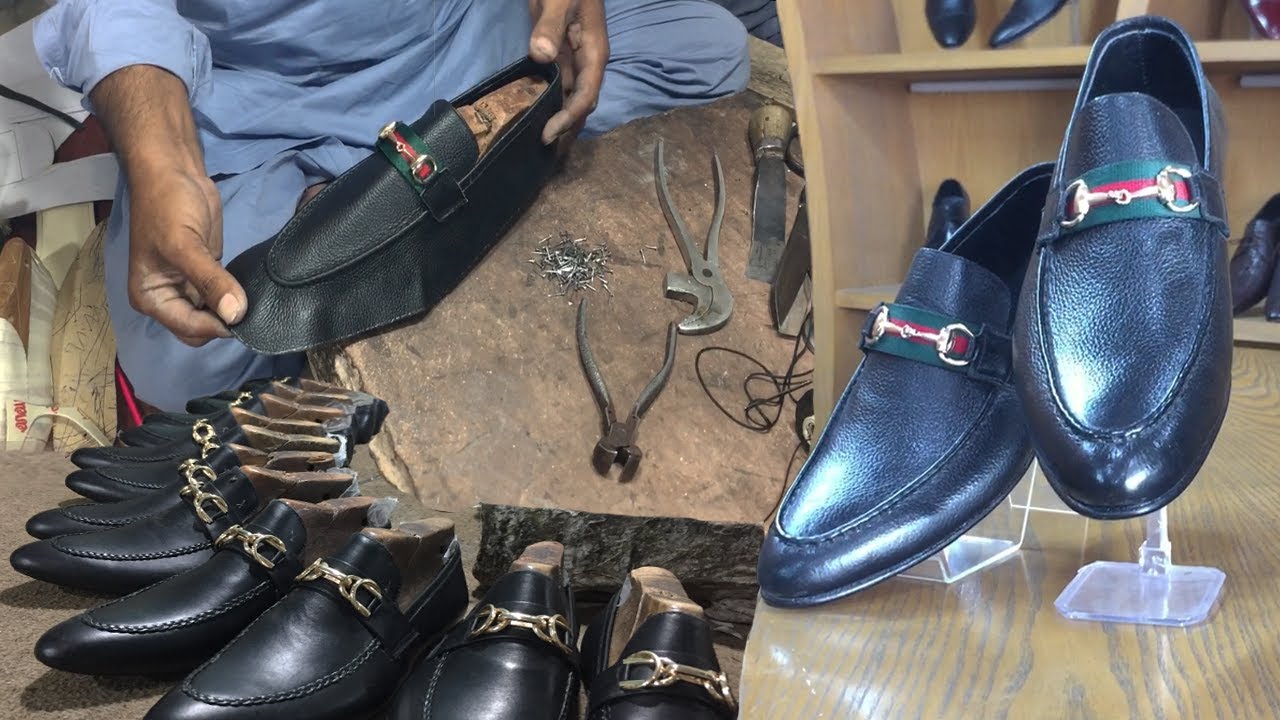 How beautiful leather fashion shoes are being made for Men | | Handmade Leather Shoes