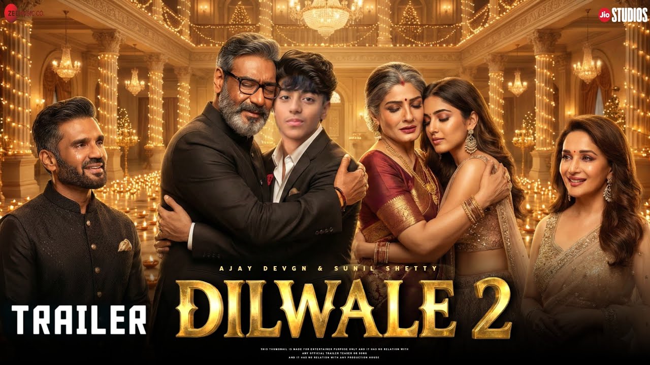 Dilwale 2 - Official Trailer | Ajay Devgn | Raveena Tandon | Sunil Sheety | Yug Devgn | Fan Made 
