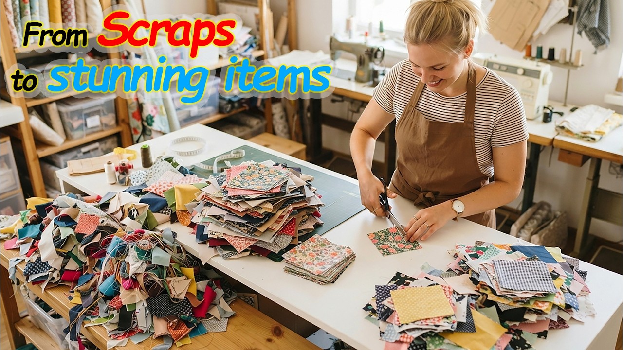 Create a Stunningly Beautiful Item Using 8 Fabric Squares &ndash; Easy and Lovely