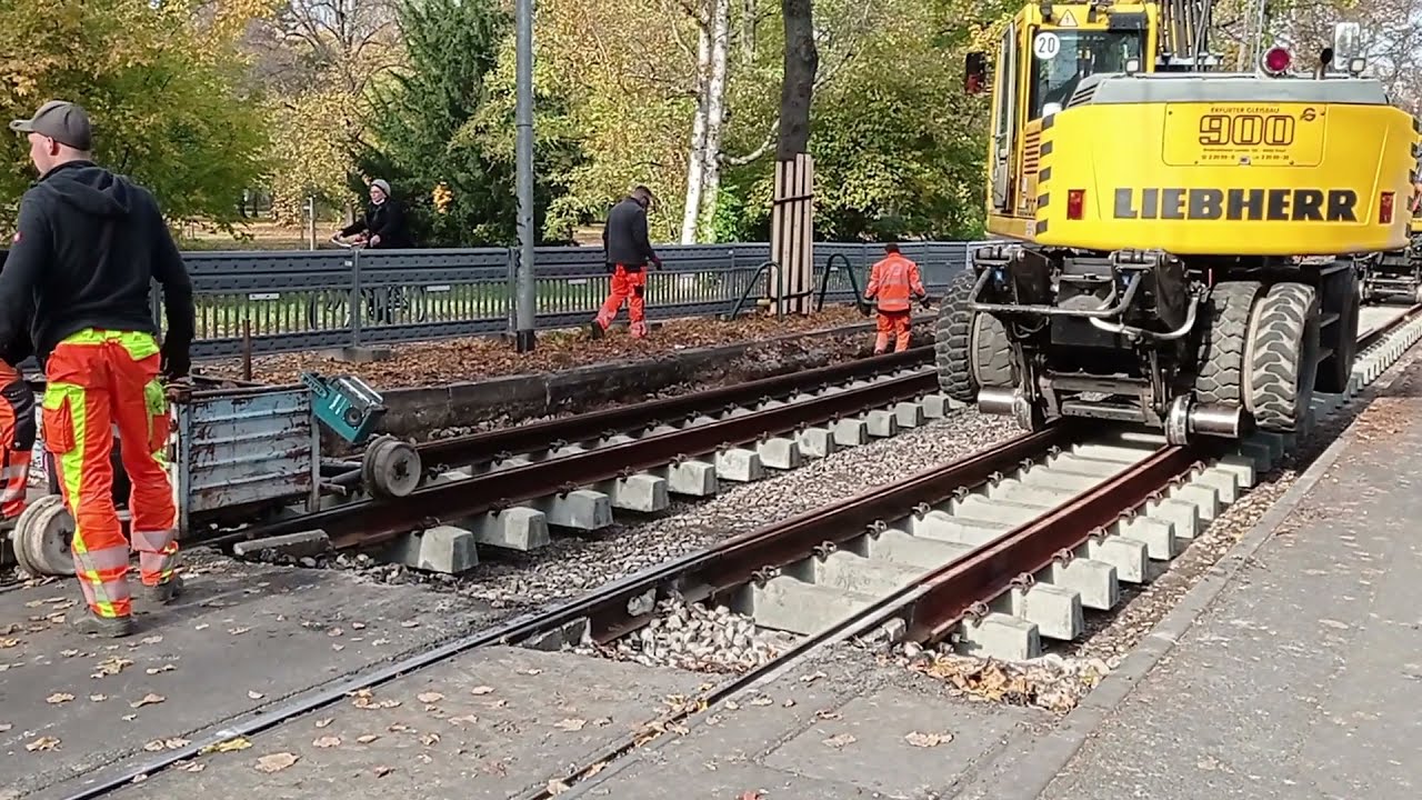 Erfurter Gleisbau/EVAG Baustelle Stadion Ost (2021)