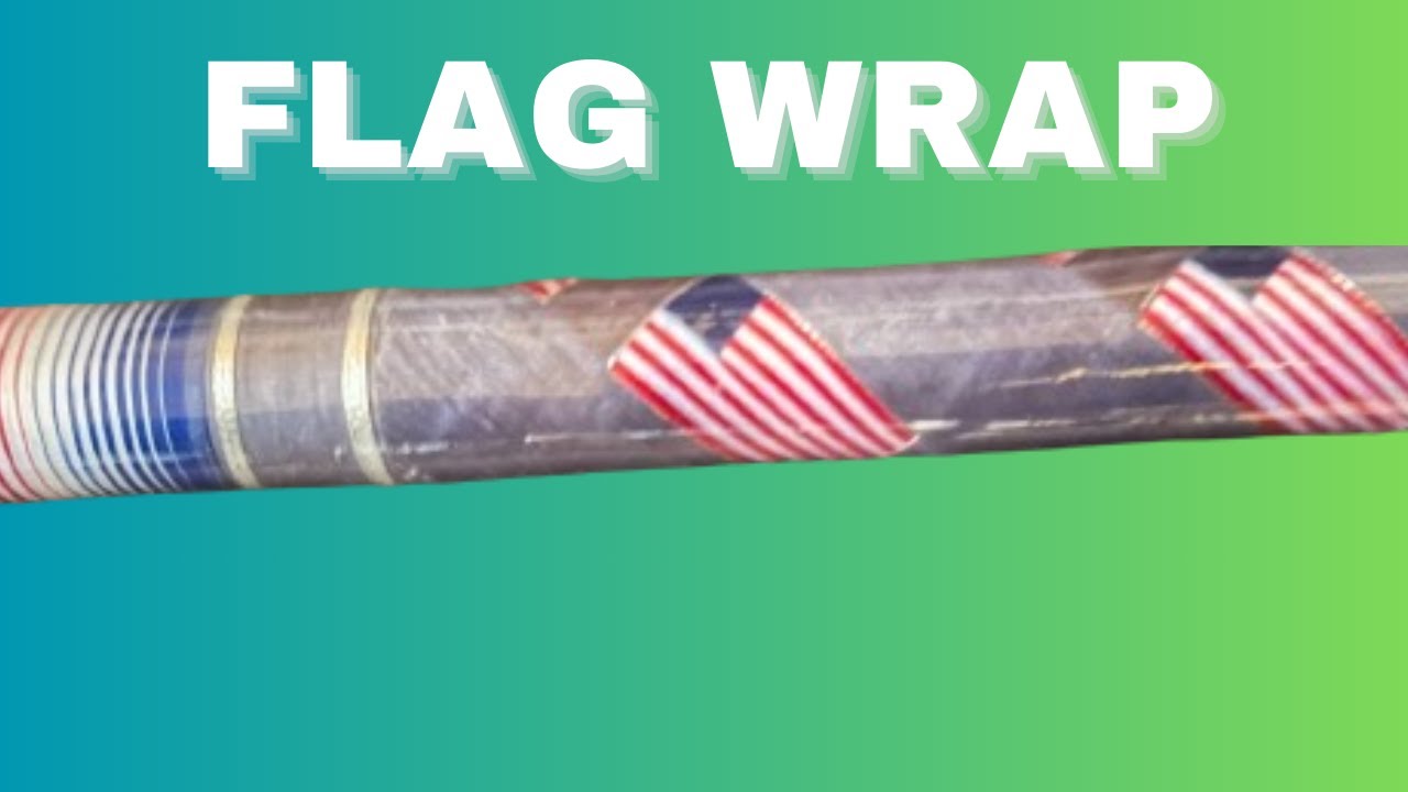 Rod Building - COMPLETE American Flag Wrap 🦅 🐟