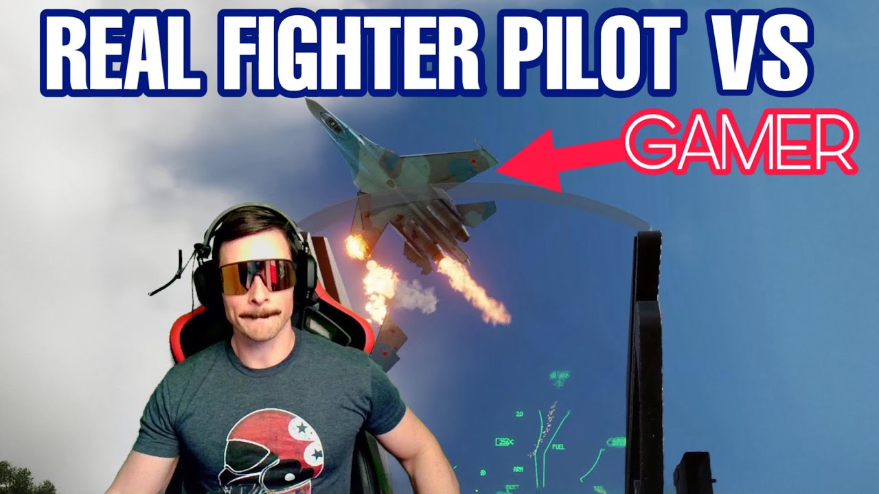 REAL Thunderbird FIGHTER Pilot vs GAMER for FIRST TIME! | Digital Combat Simulator