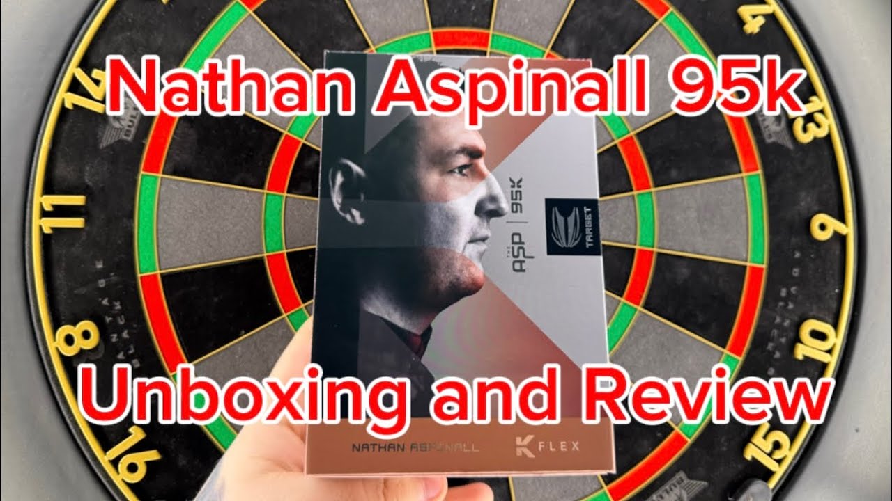 Nathan Aspinall Target 95k Darts Unboxing & Review 