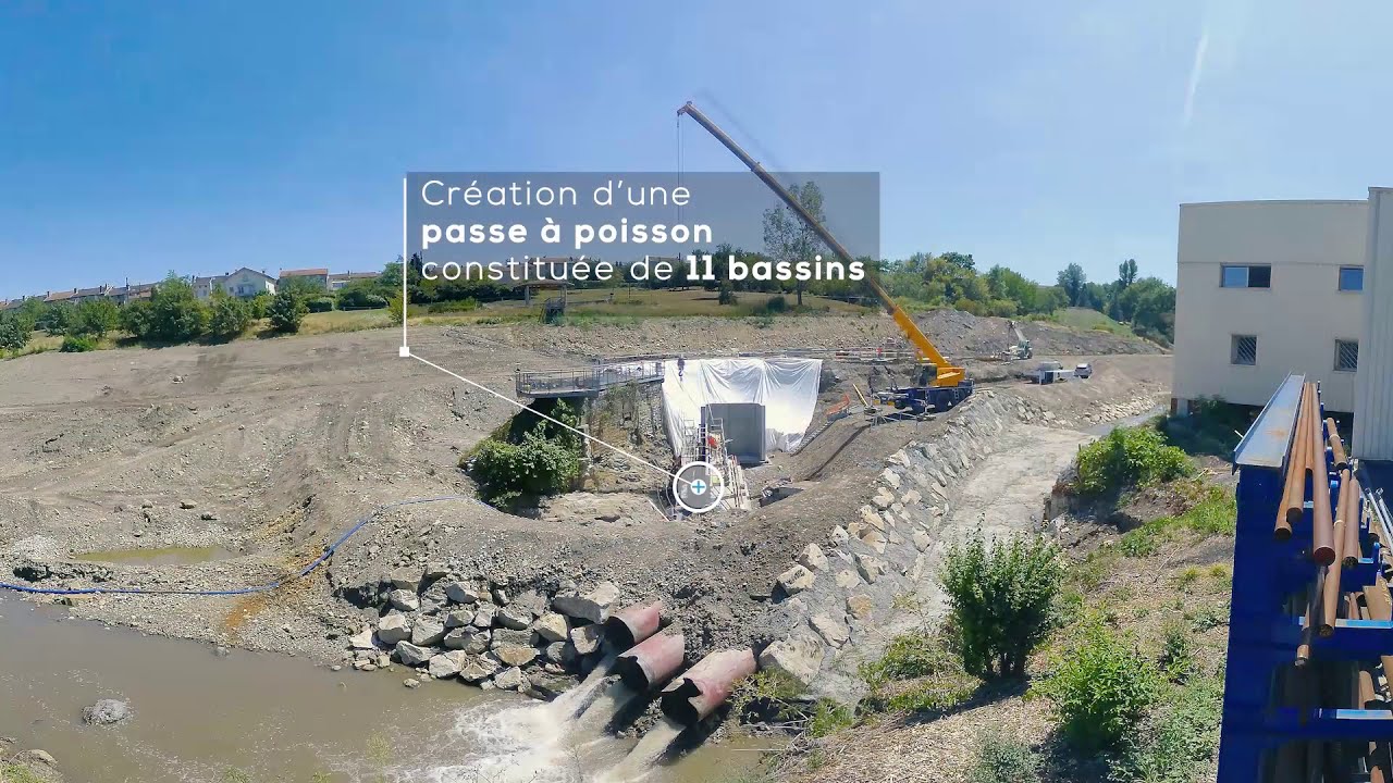 Retour sur les travaux d'aménagement de la rivière Gier à la Grand'Croix