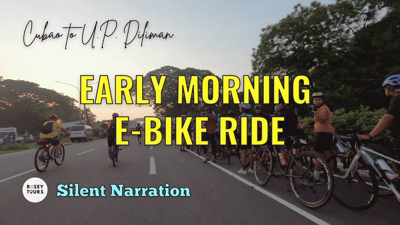 Nakto E-bike First Ride to U.P. Diliman