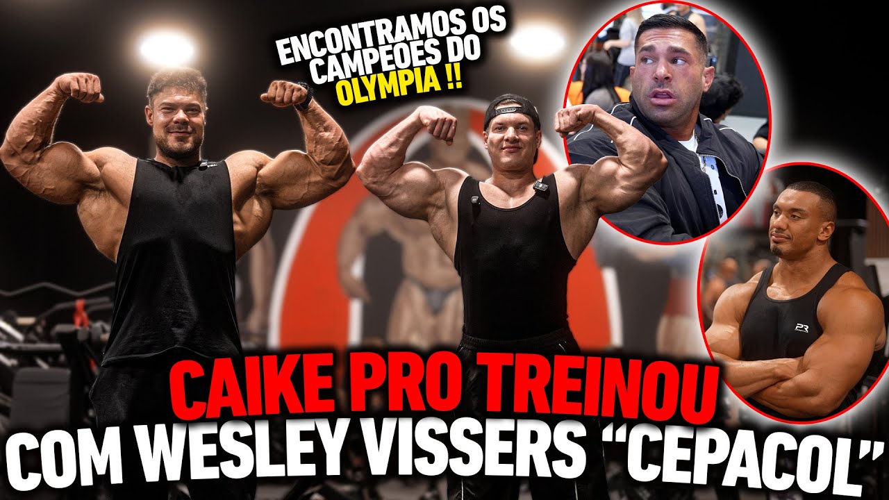 CAIKE PRO TREINOU COM O WESLEY VISSERS O 