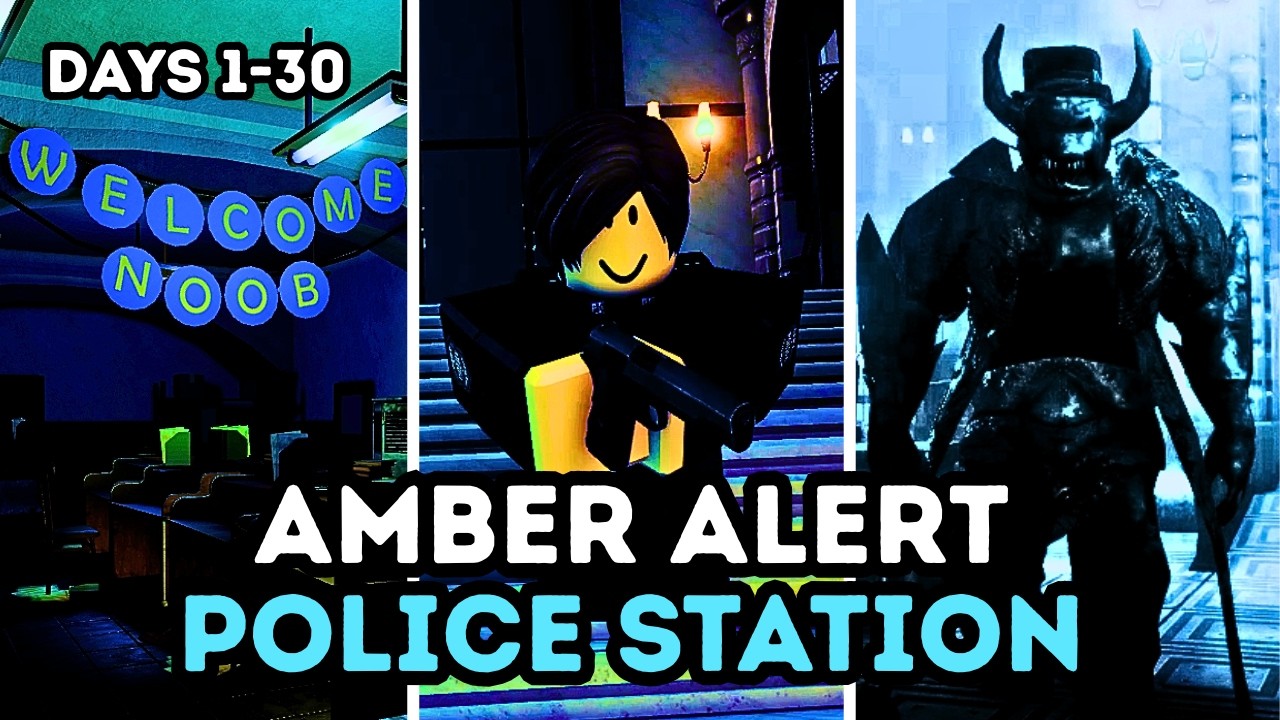 Roblox Amber Alert - Police Station (Nightmare) - [FULL WALKTHROUGH]